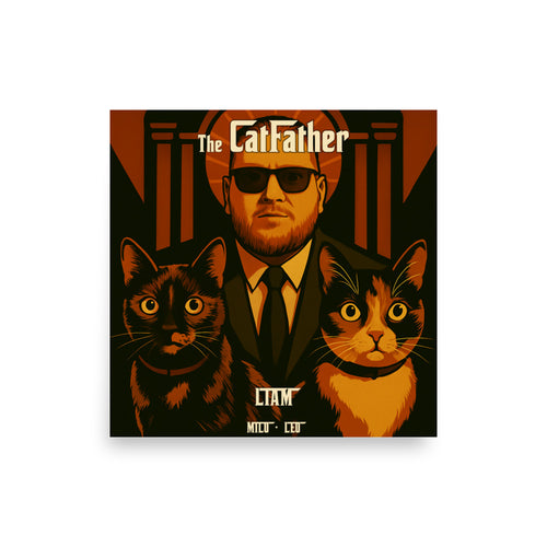 The CatFather canvas print